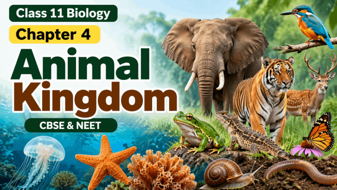Animal Kingdom Class 11 Biology Chapter 4 notes for CBSE and NEET-UG preparation